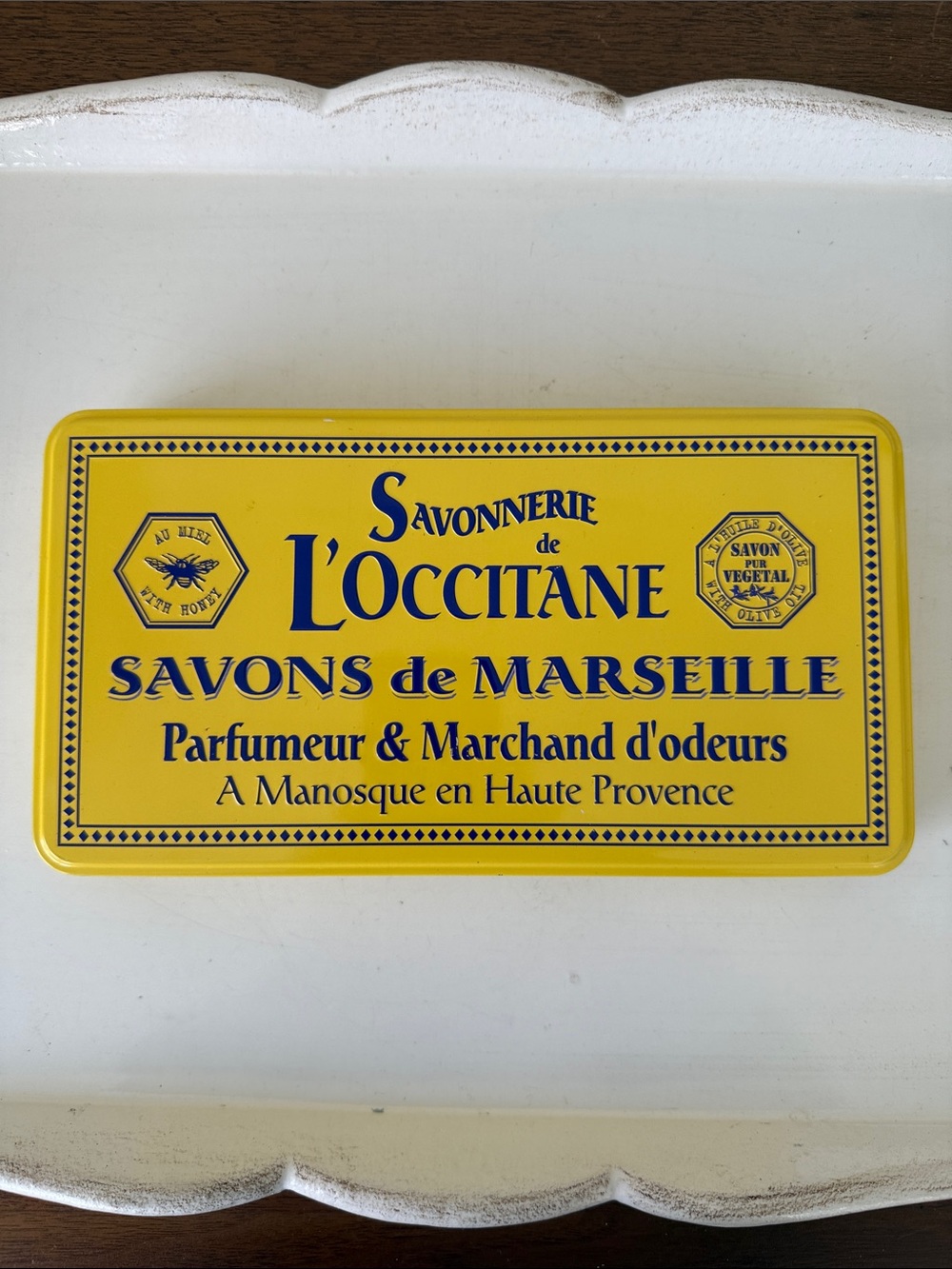 L'OCCITANE Savonnerie Savons de Marseille Collectible Soap Tin